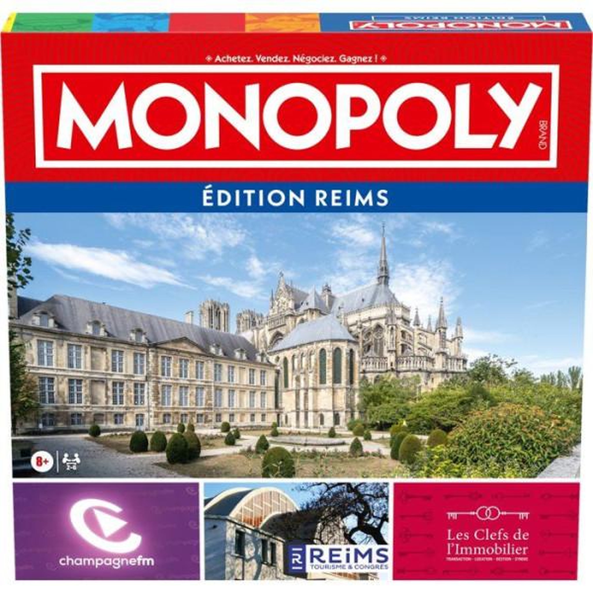 Voir la diapositive 5 : Winning Moves Jeu de stratégie Winning Moves Monopoly Edition Reims