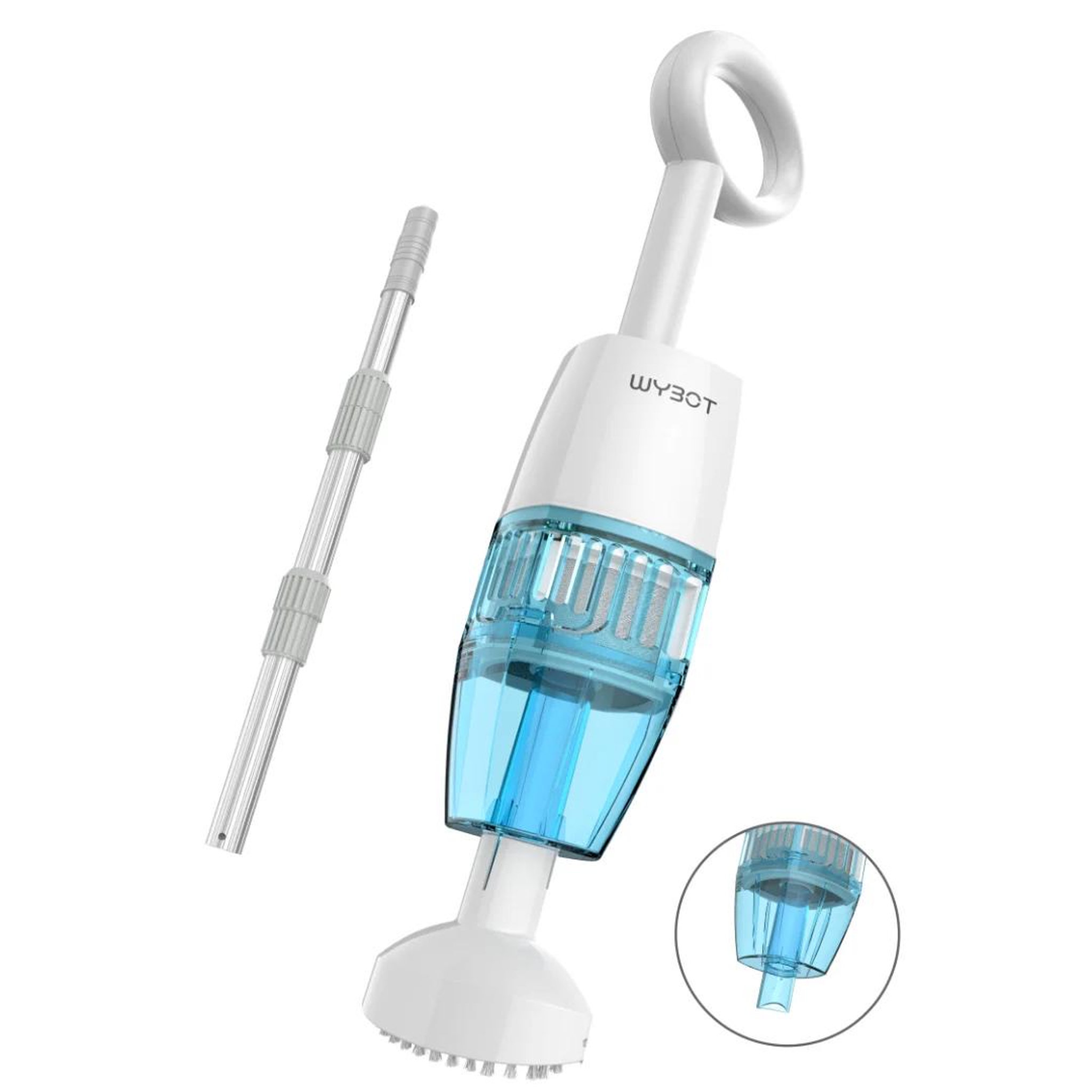 WYBOT Aspirateur à main pour piscine et spa avec manche télescopique - HYSON 100
