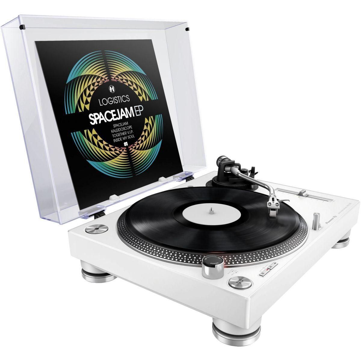 Pioneer Platine vinyle PLX-500 Blanc