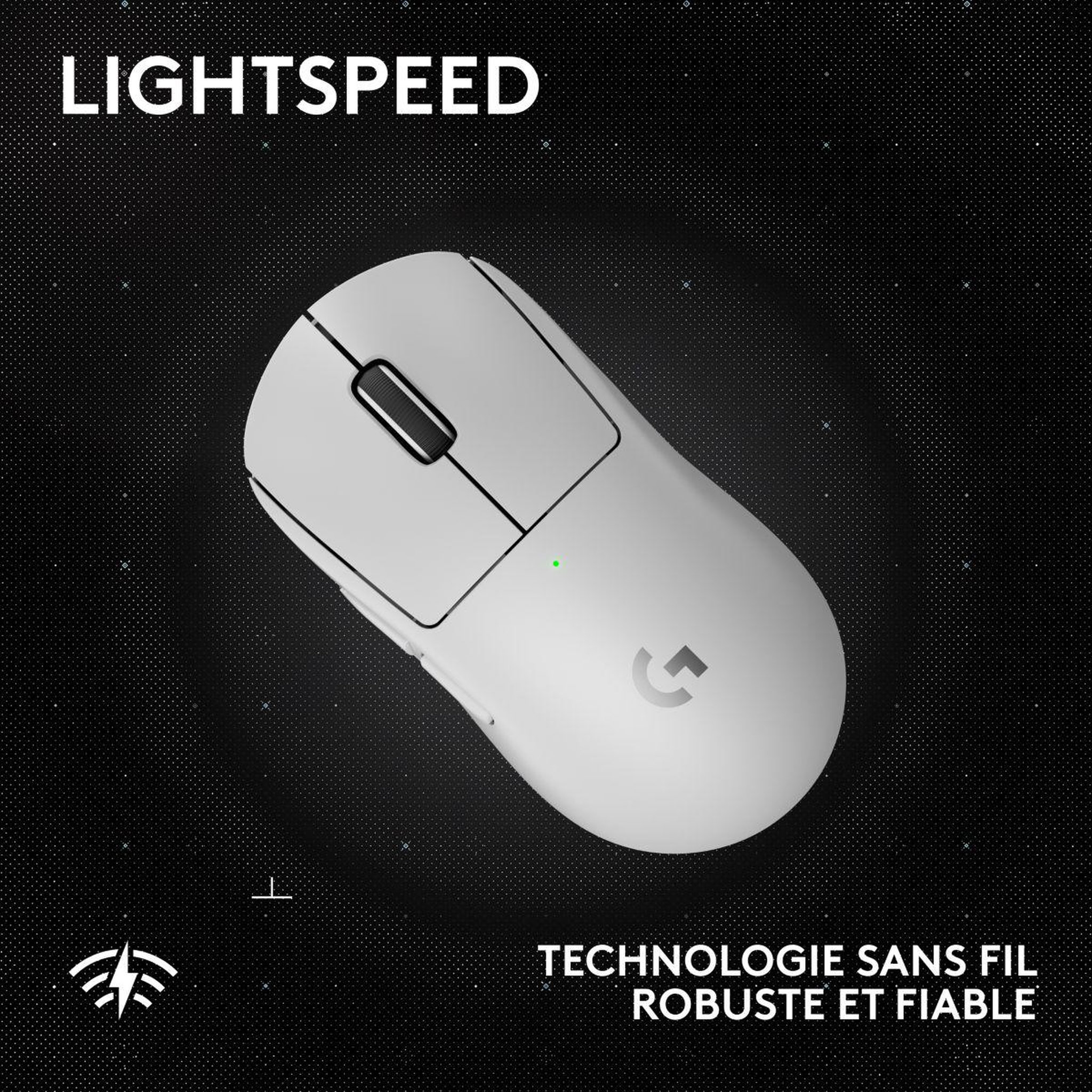 Voir la diapositive 4 : Logitech Souris gamer sans fil pro x superlight 2 se blanche