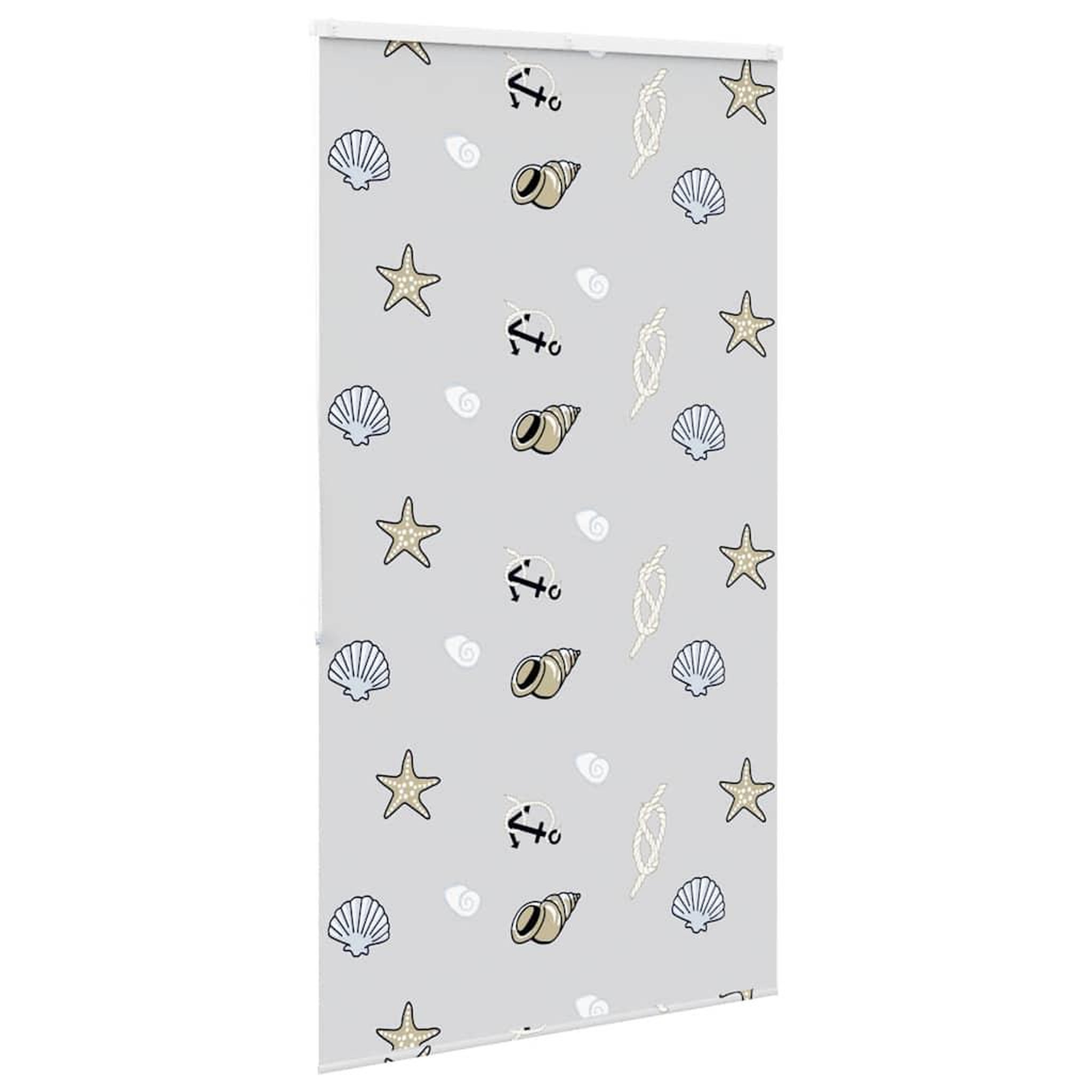 Voir la diapositive 4 : VIDAXL Store enrouleur de douche avec cassette largeur du tissu 126 cm