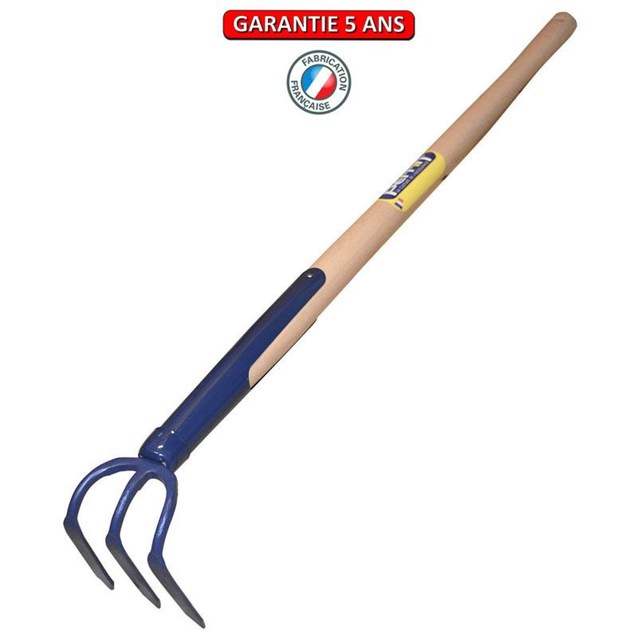 OUTILS PERRIN Croc a rosier 3 dents manche droit 0.90 m