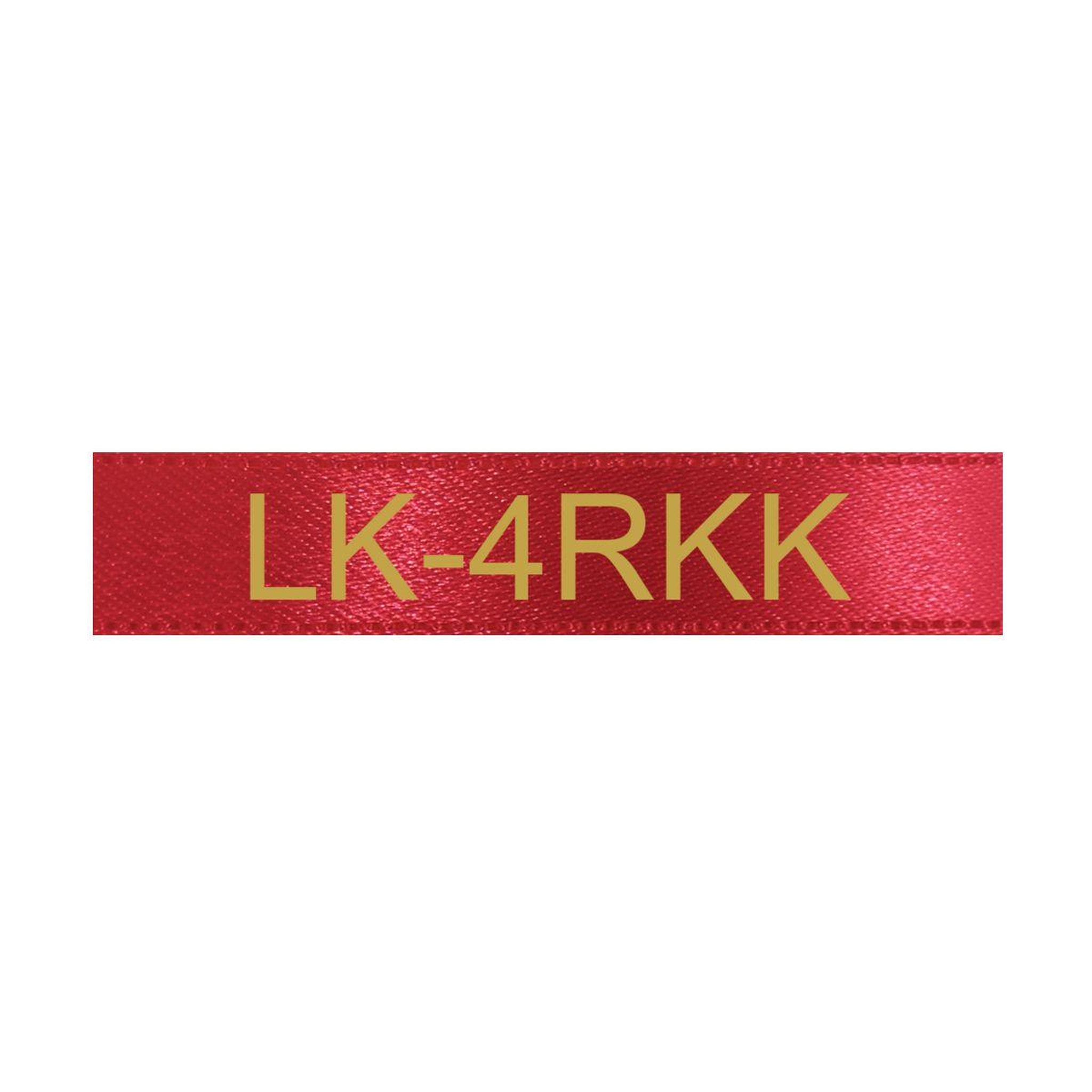 Voir la diapositive 4 : Epson Accessoire lk-4rkk or et rouge 12mm sur 5m