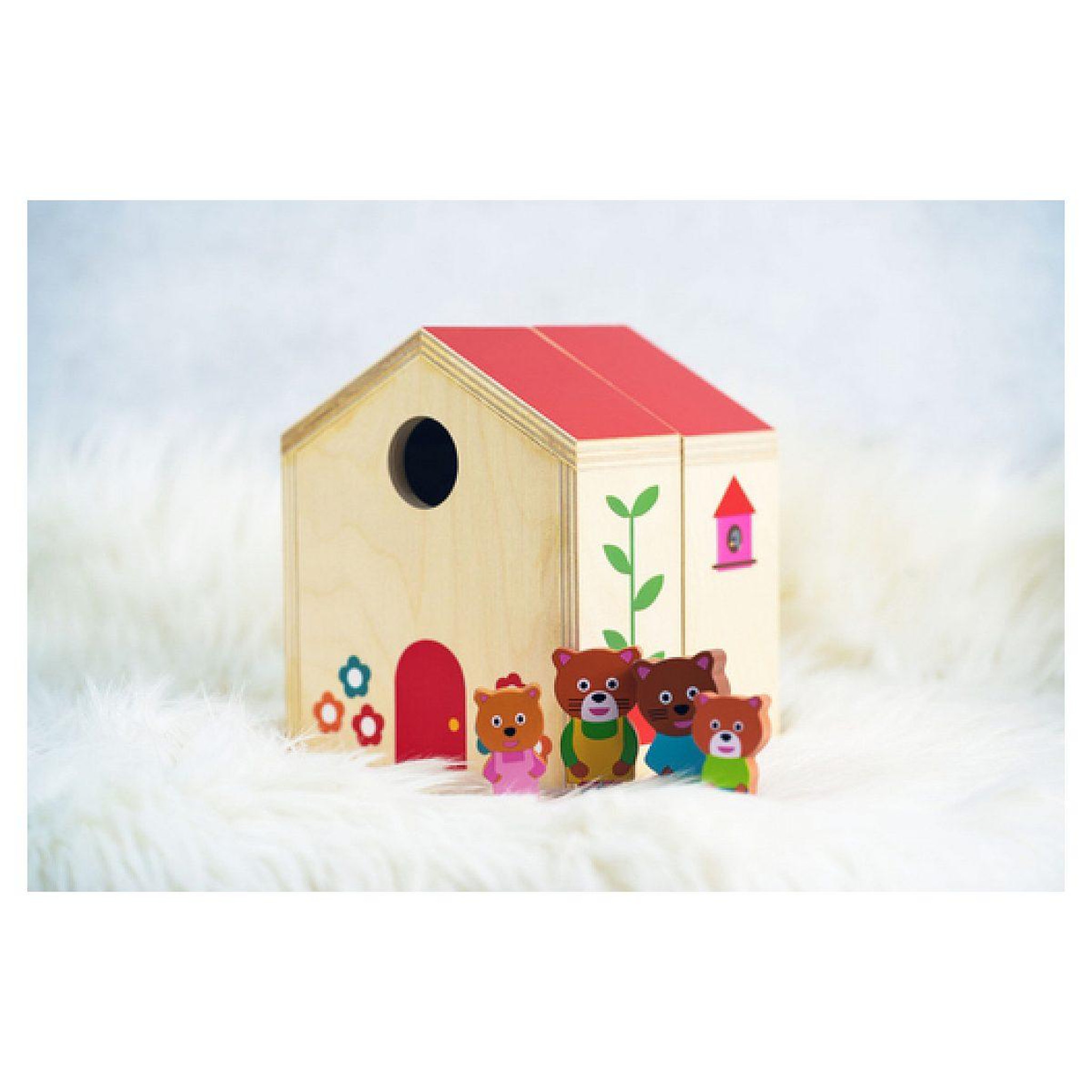Voir la diapositive 4 : Djeco Maison de poupee en bois