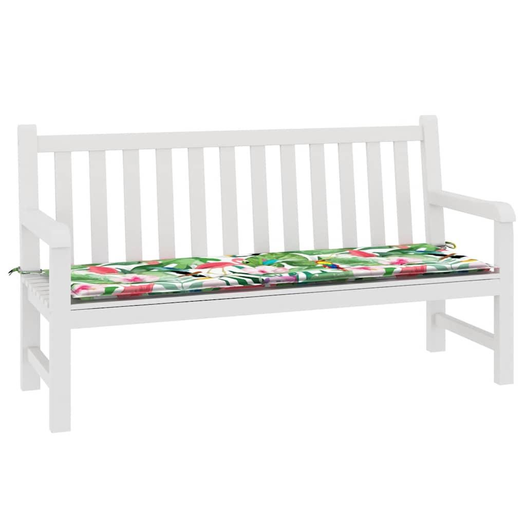 Voir la diapositive 3 : VIDAXL Coussin de banc de jardin multicolore 150x50x3 cm tissu oxford