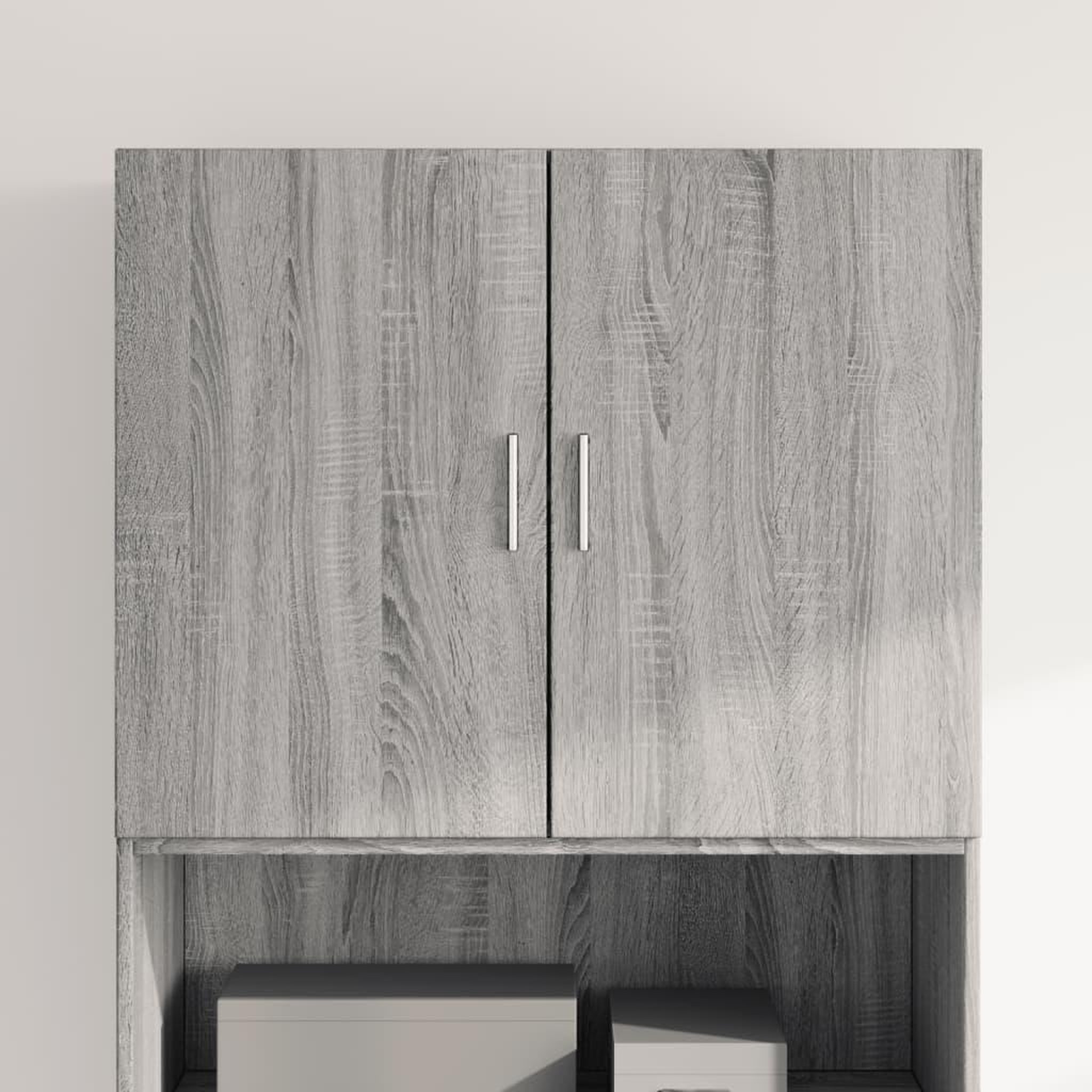 VIDAXL Armoire murale sonoma gris 80x42,5x64 cm bois d'ingenierie