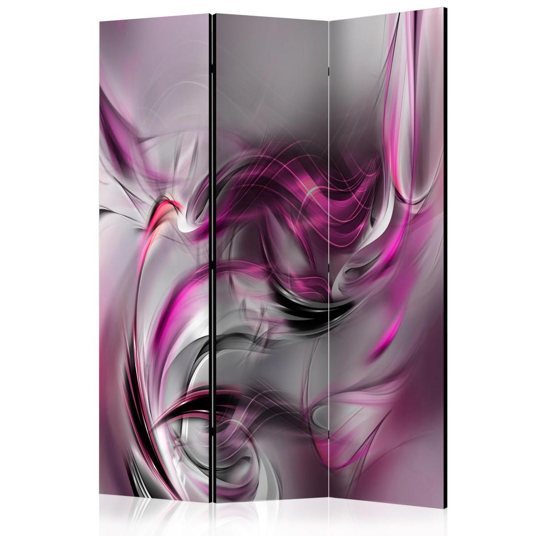 Paris Prix Paravent 3 volets  pink swirls ii  135x172cm