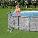 BESTWAY Bestway Echelle de piscine a 4 marches Flowclear 122 cm