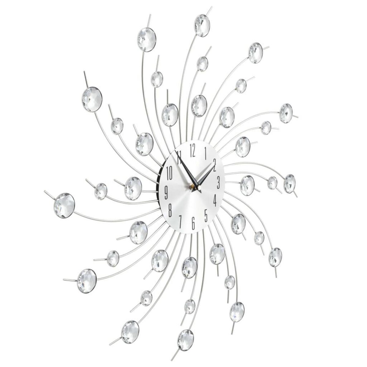 VIDAXL Horloge murale avec mouvement a quartz Design moderne 50 cm