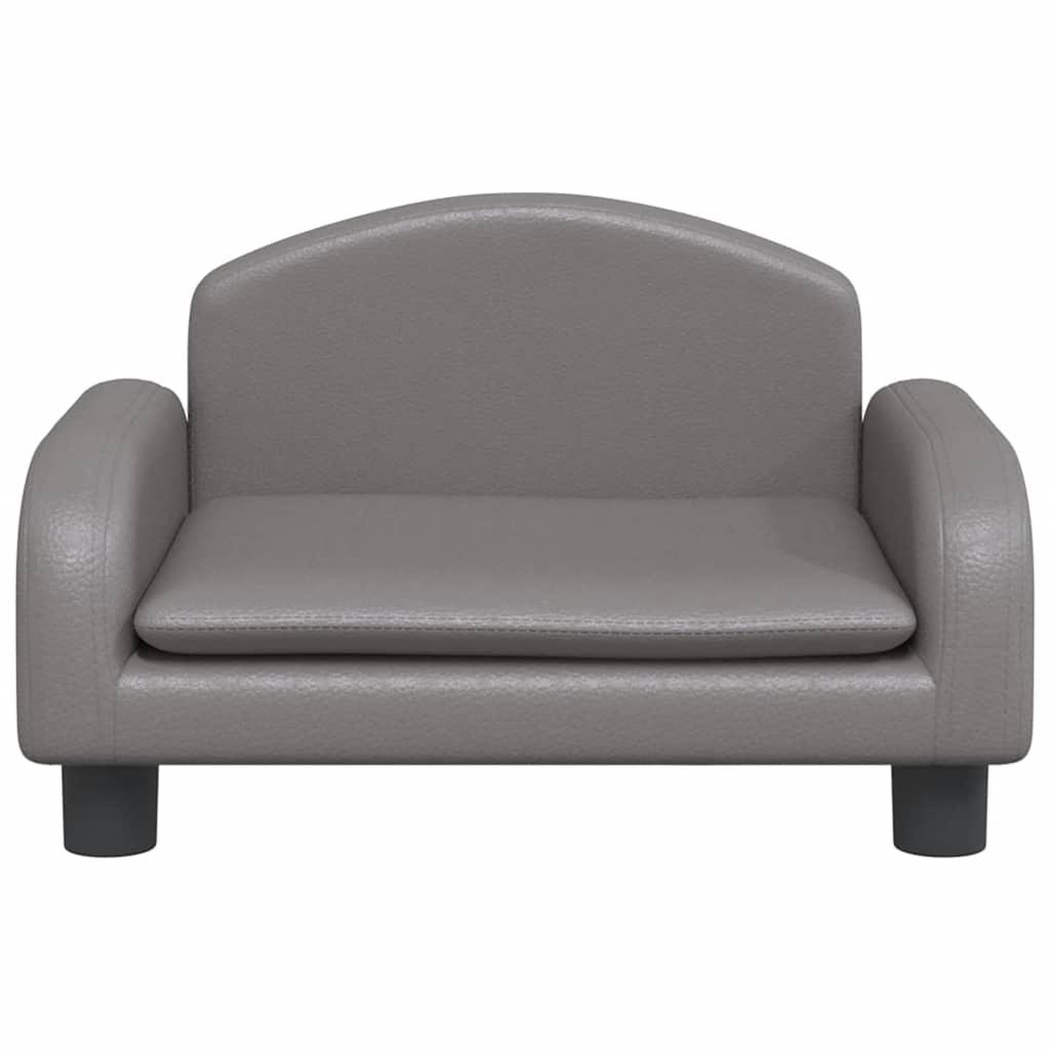 Voir la diapositive 3 : VIDAXL Lit pour chien gris 50x40x30 cm similicuir