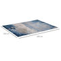 Voir la diapositive 3 : HOMCOM Tapis effet tie and dye aspect cachemire - dim. 2L x 1,6l m - 100% polyester - bleu gris