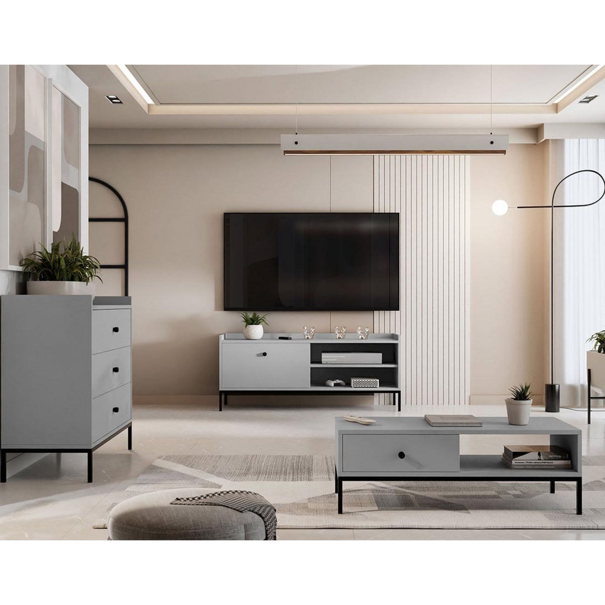 BEST MOBILIER Filipo - meuble tv - 140 cm