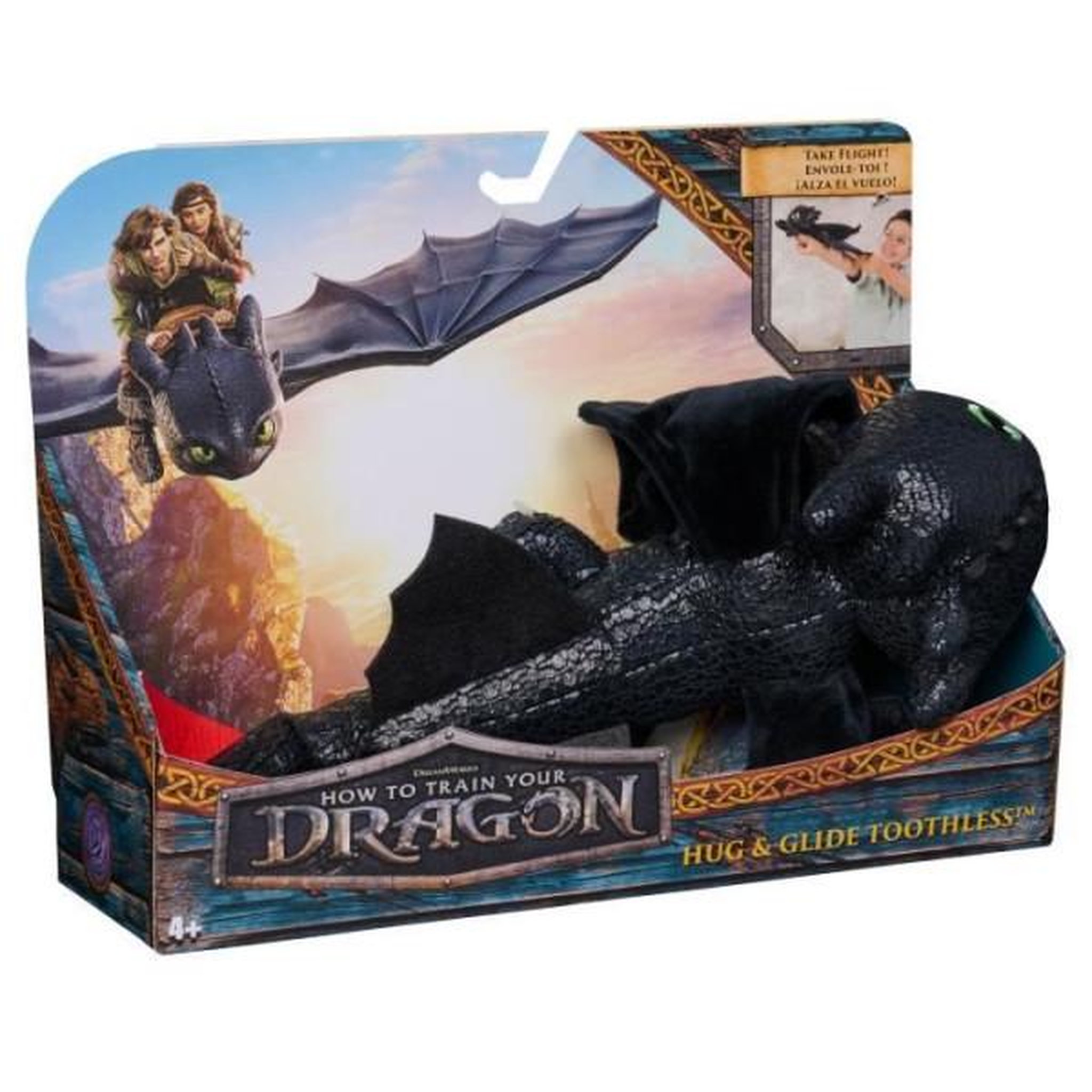 Voir la diapositive 2 : Spin Master Spin master peluche deluxe krokmou 30 cm dragons movie