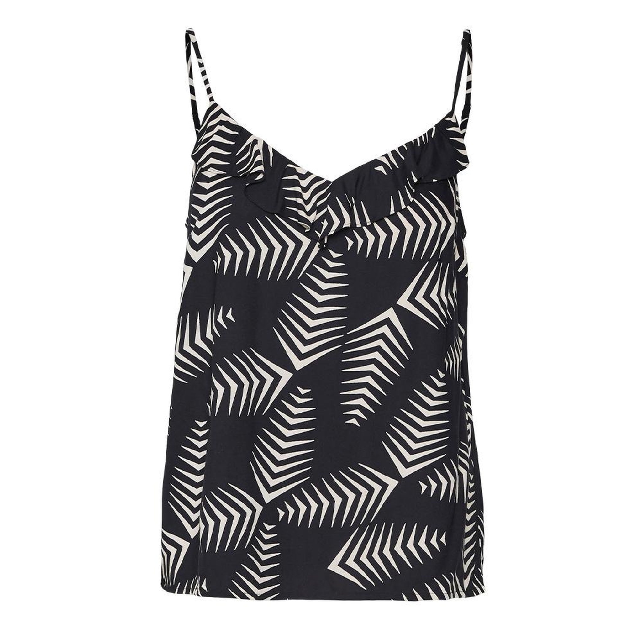 Voir la diapositive 2 : Vero Moda Débardeur Noir/Beige Femme Vero Moda Kanya