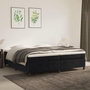 Voir la diapositive 1 : VIDAXL Sommier a lattes de lit et matelas Noir 200x200 cm Velours