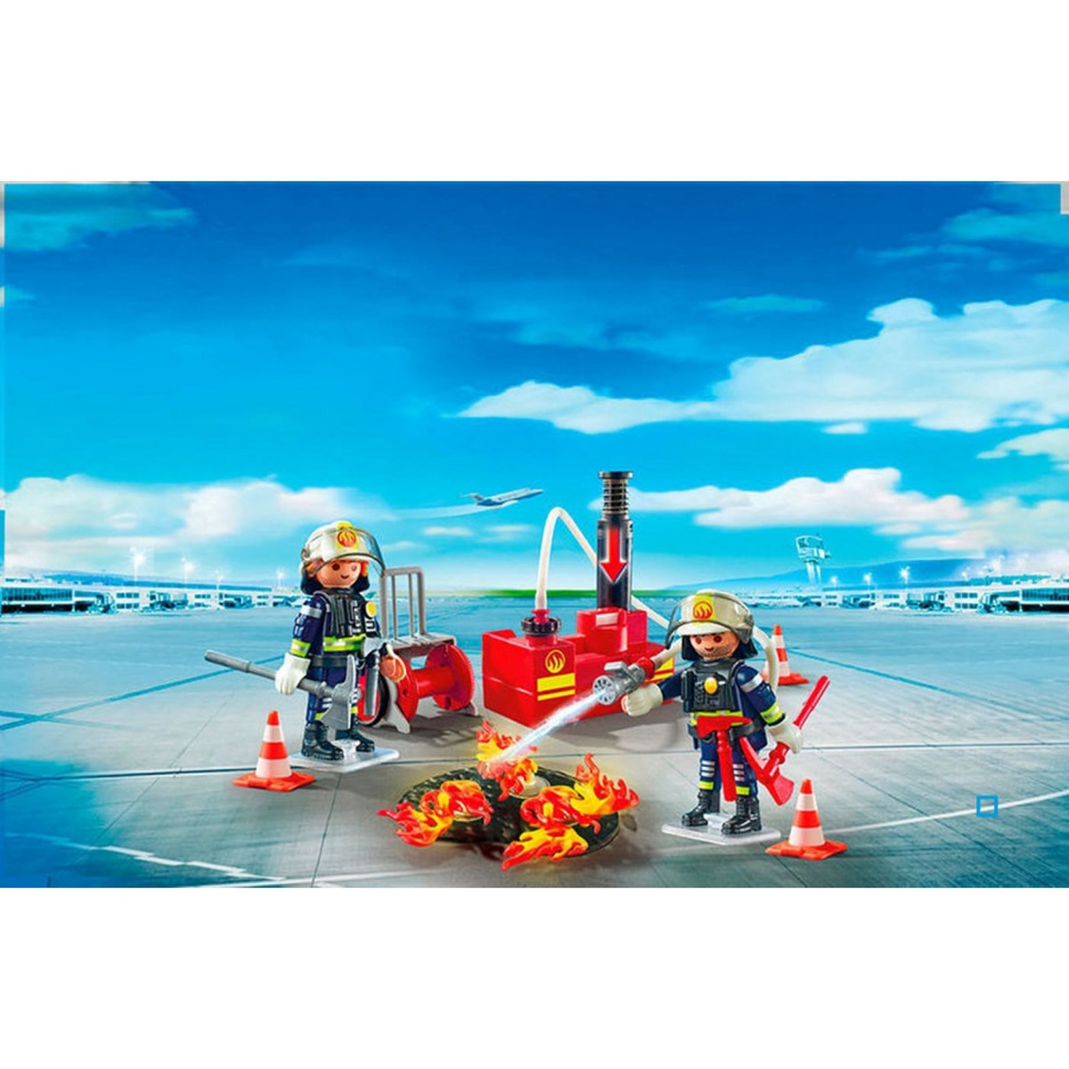 PLAYMOBIL 5397 - City Action  - Pompiers avec matériel d'incendie