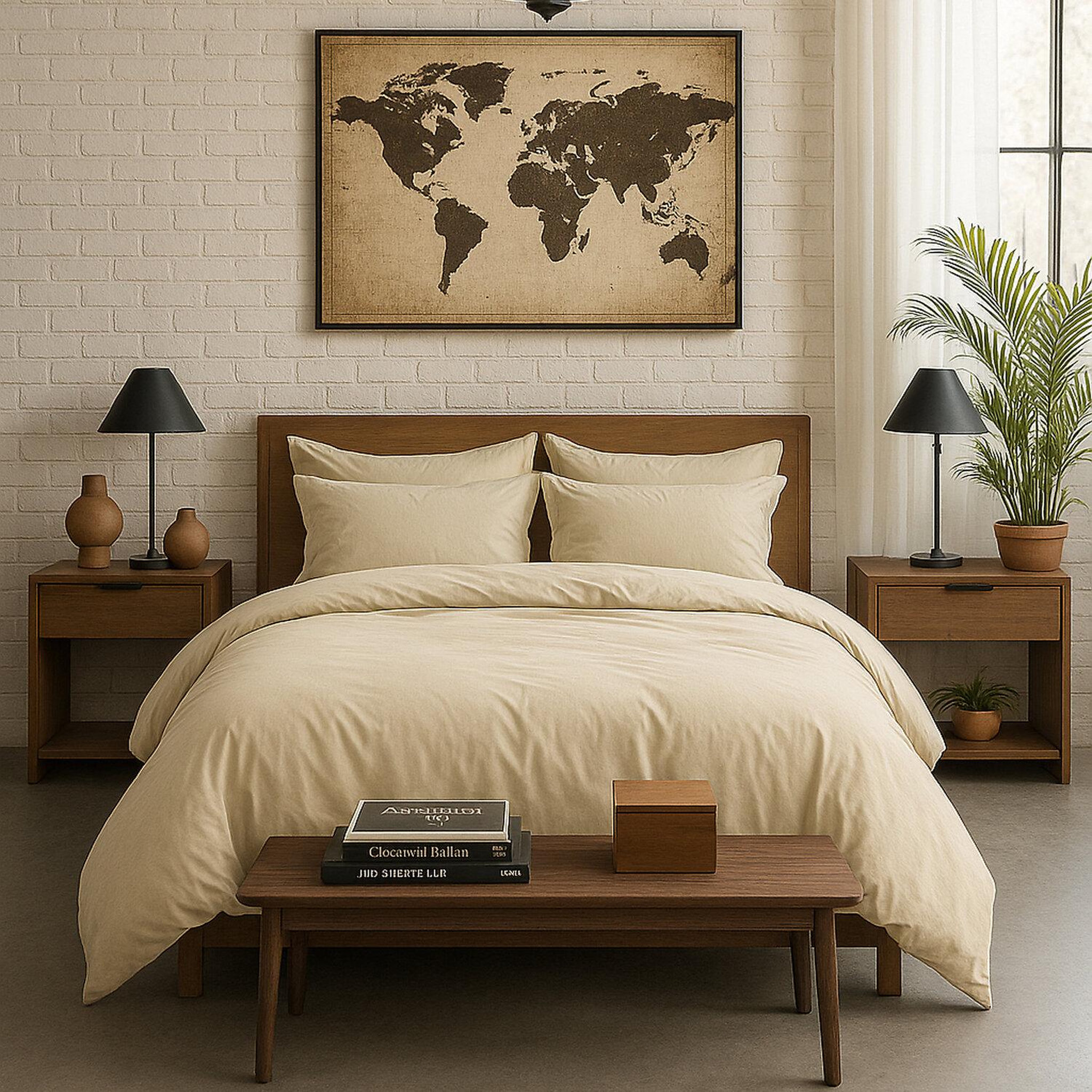 Voir la diapositive 2 : BATON ROUGE Taie d'oreiller 100% percale de coton