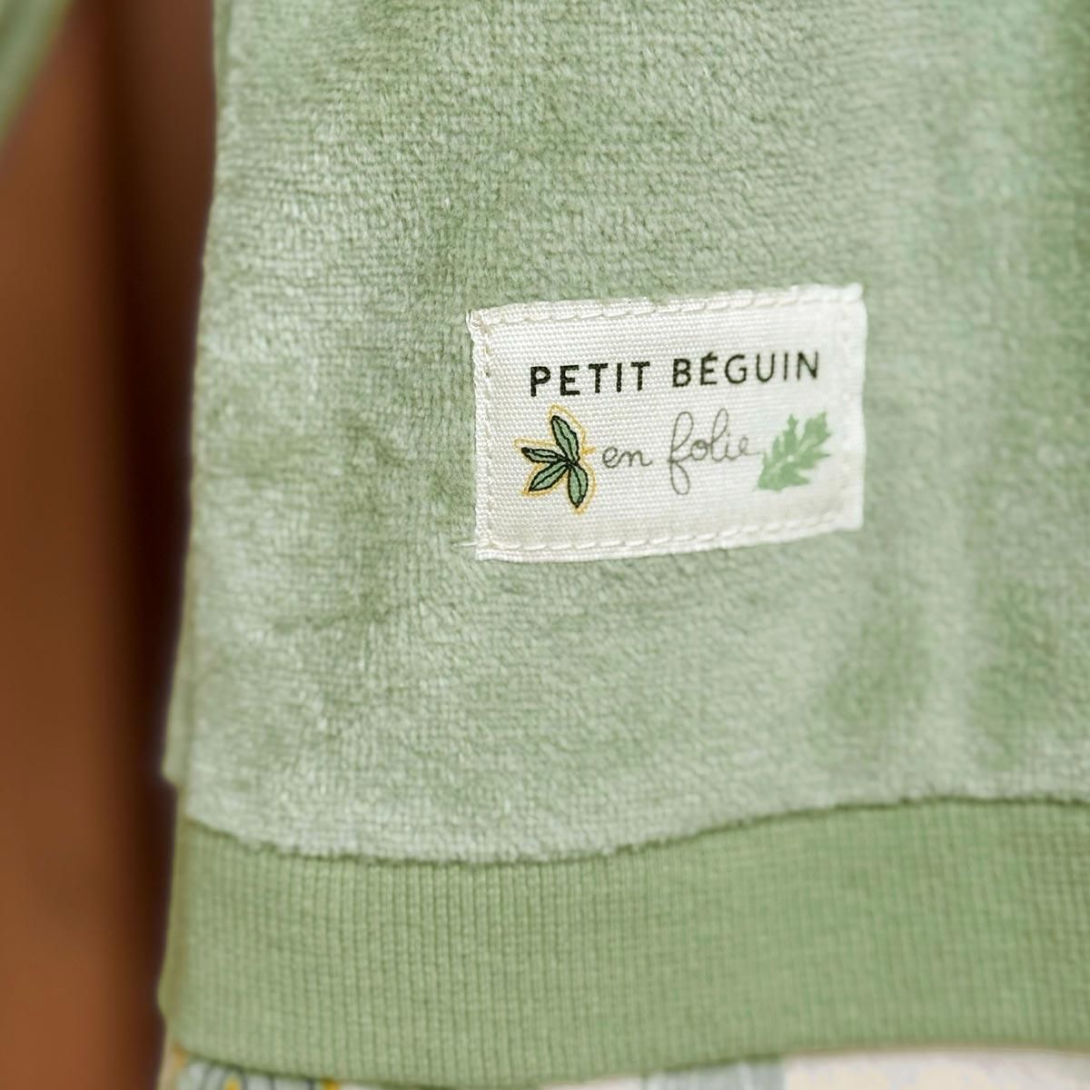 Petit Béguin Gigoteuse d'hiver en velours avec manches amovibles Boavista