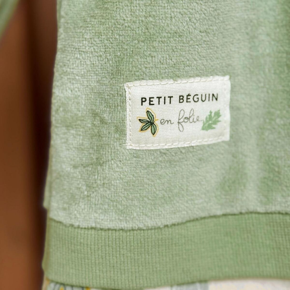 Petit Béguin Gigoteuse d'hiver en velours avec manches amovibles Boavista