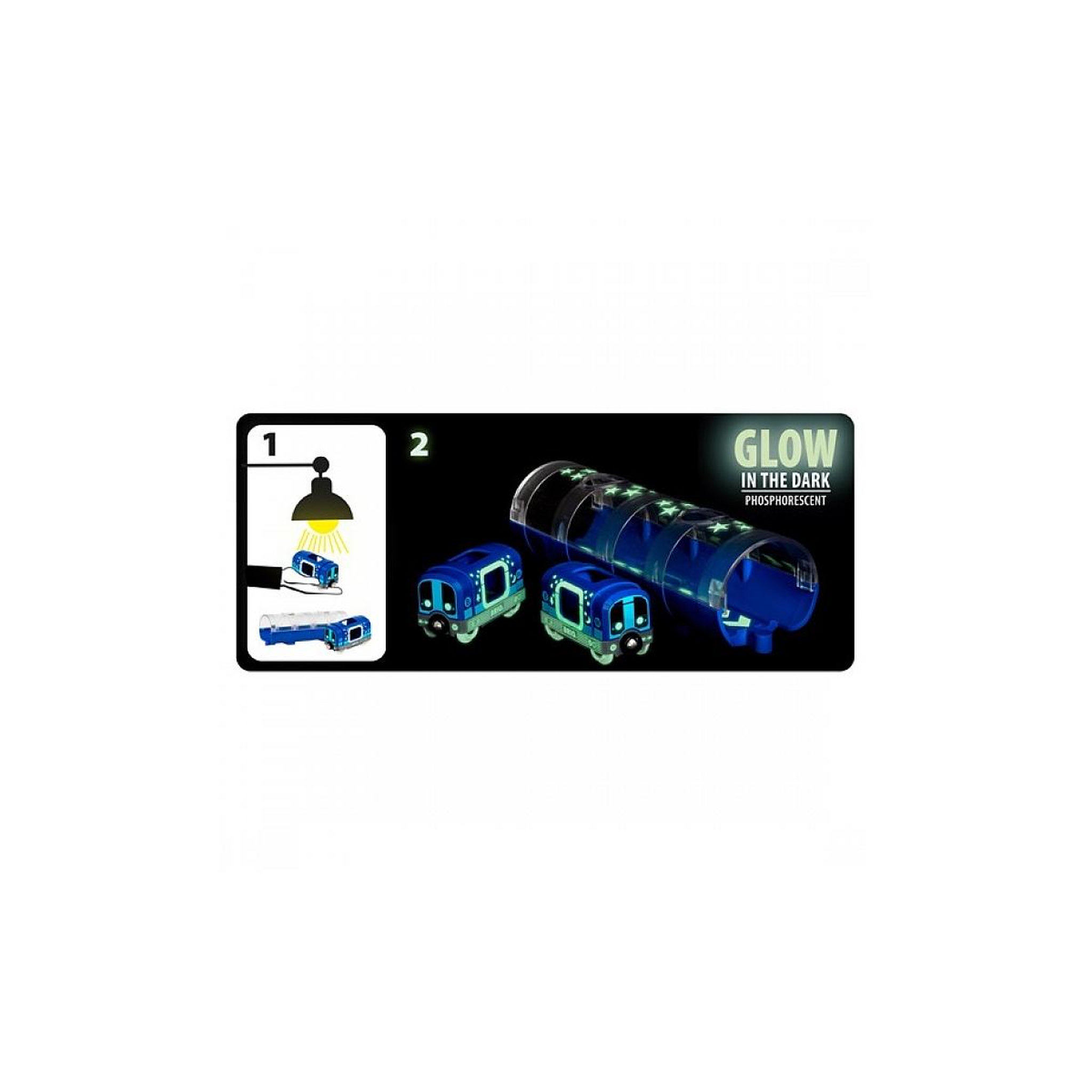 Voir la diapositive 2 : Brio 33970 Metro et tunnel phosphorescents