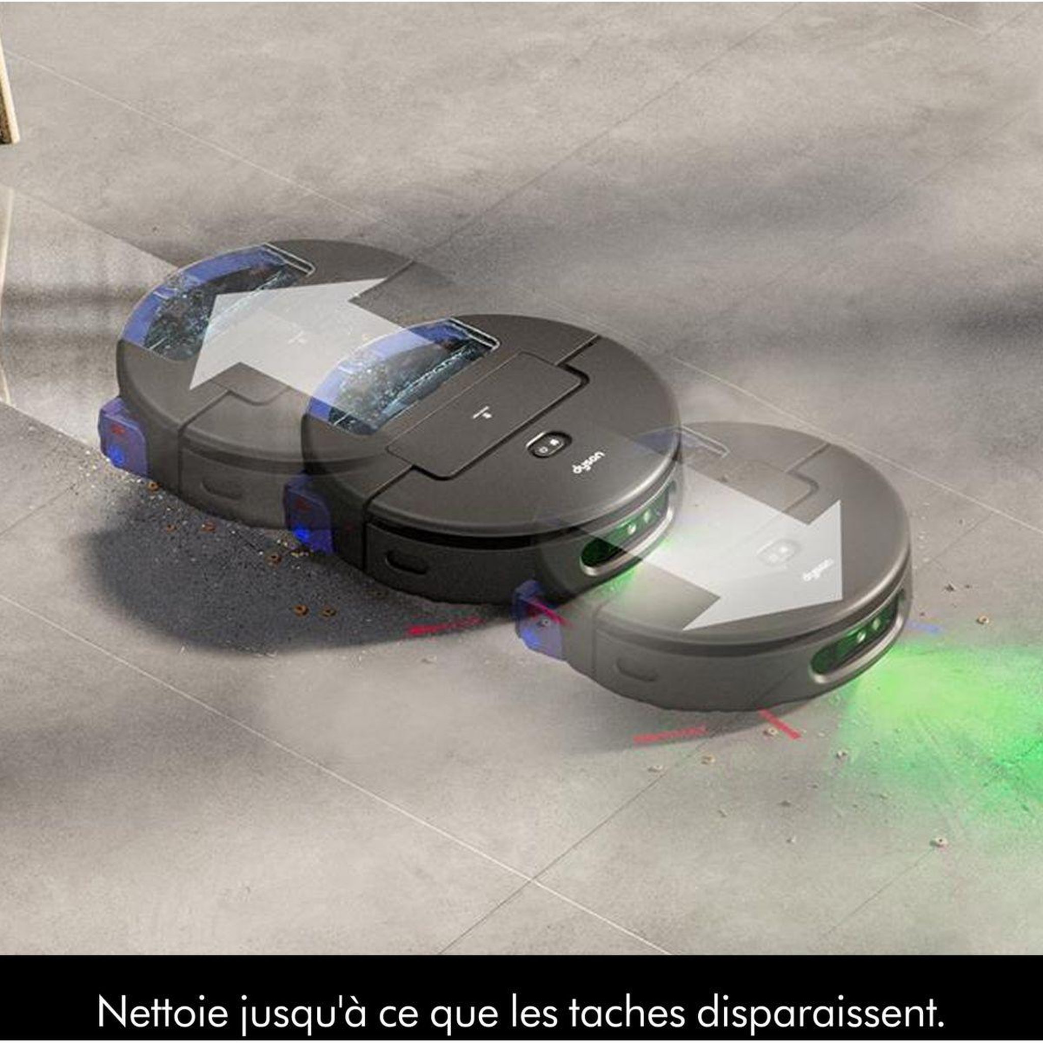 Voir la diapositive 4 : Dyson Robot aspirateur laveur spot+scrub ai
