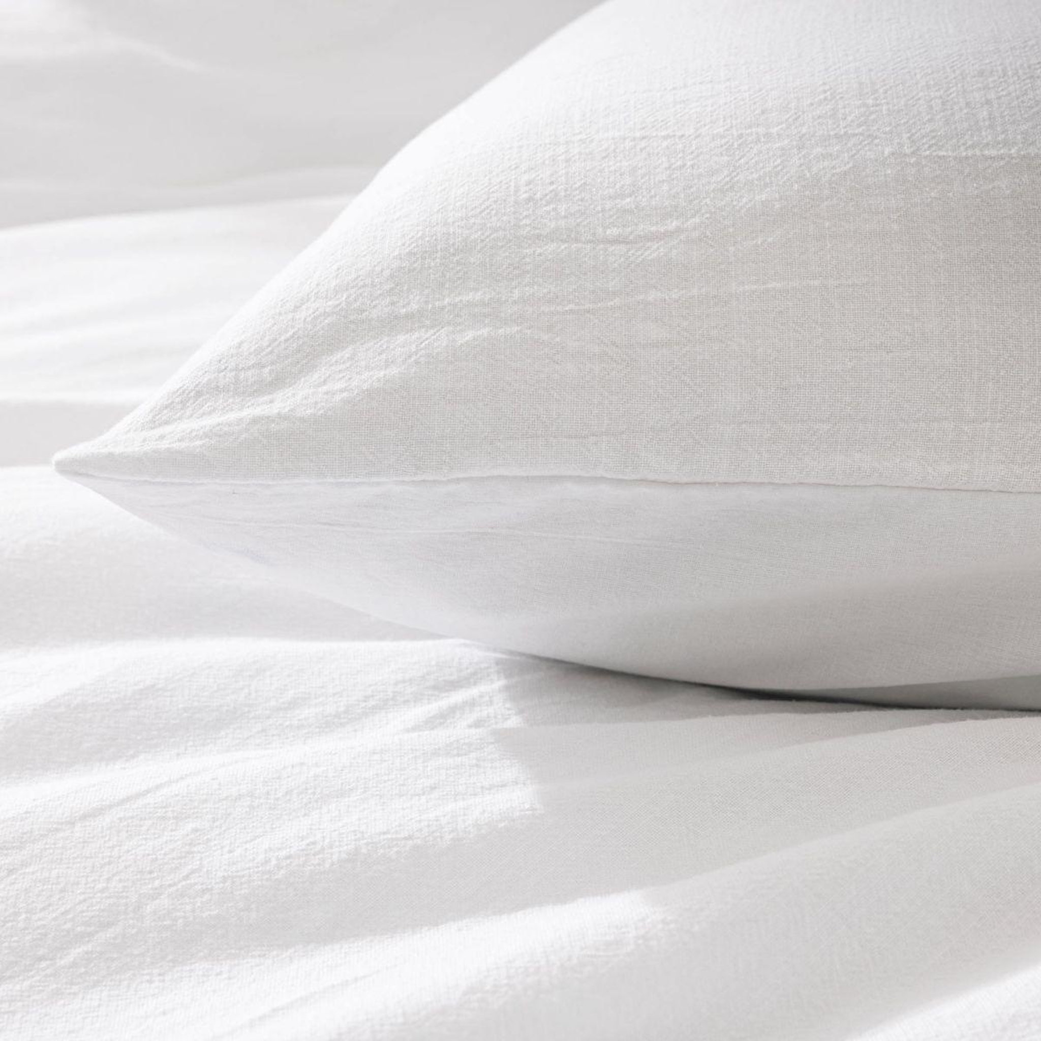 Voir la diapositive 2 : Douceur d'Intérieur Parure de lit 3 pièces  meline  260x240cm blanc