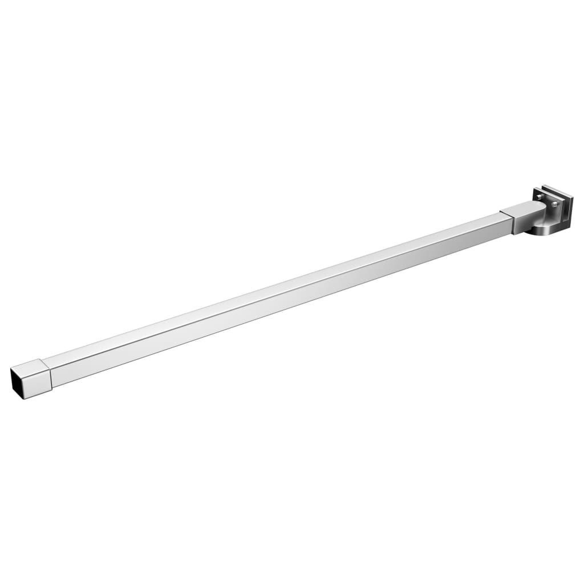 Voir la diapositive 3 : VIDAXL Bras de support pour enclos de bain acier inoxydable 70-120 cm