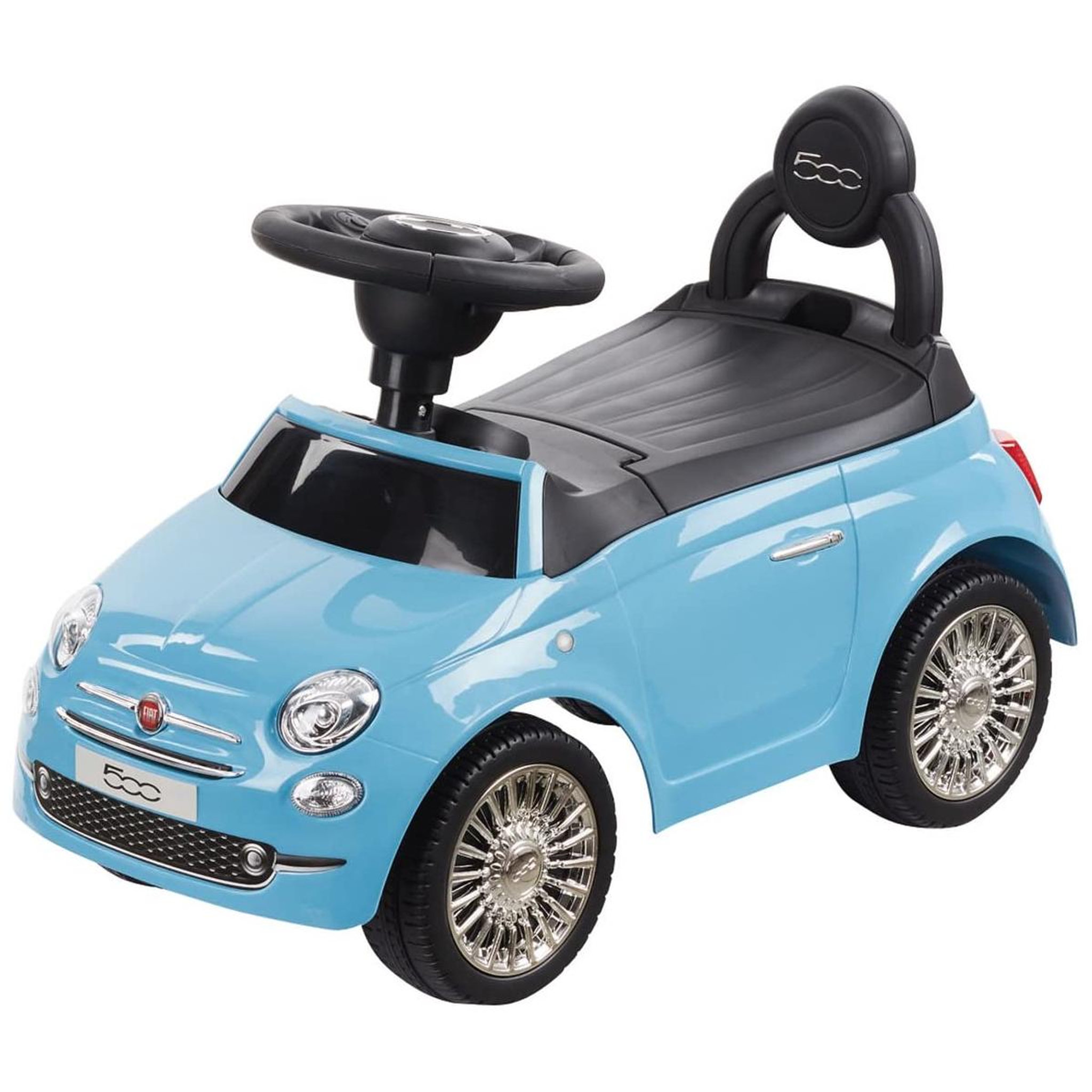 Voir la diapositive 3 : Jamara Push-Car Fiat 500 - couleur bleu
