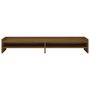 Voir la diapositive 5 : VIDAXL Support de moniteur Marron miel 100x24x16 cm Bois de pin solide