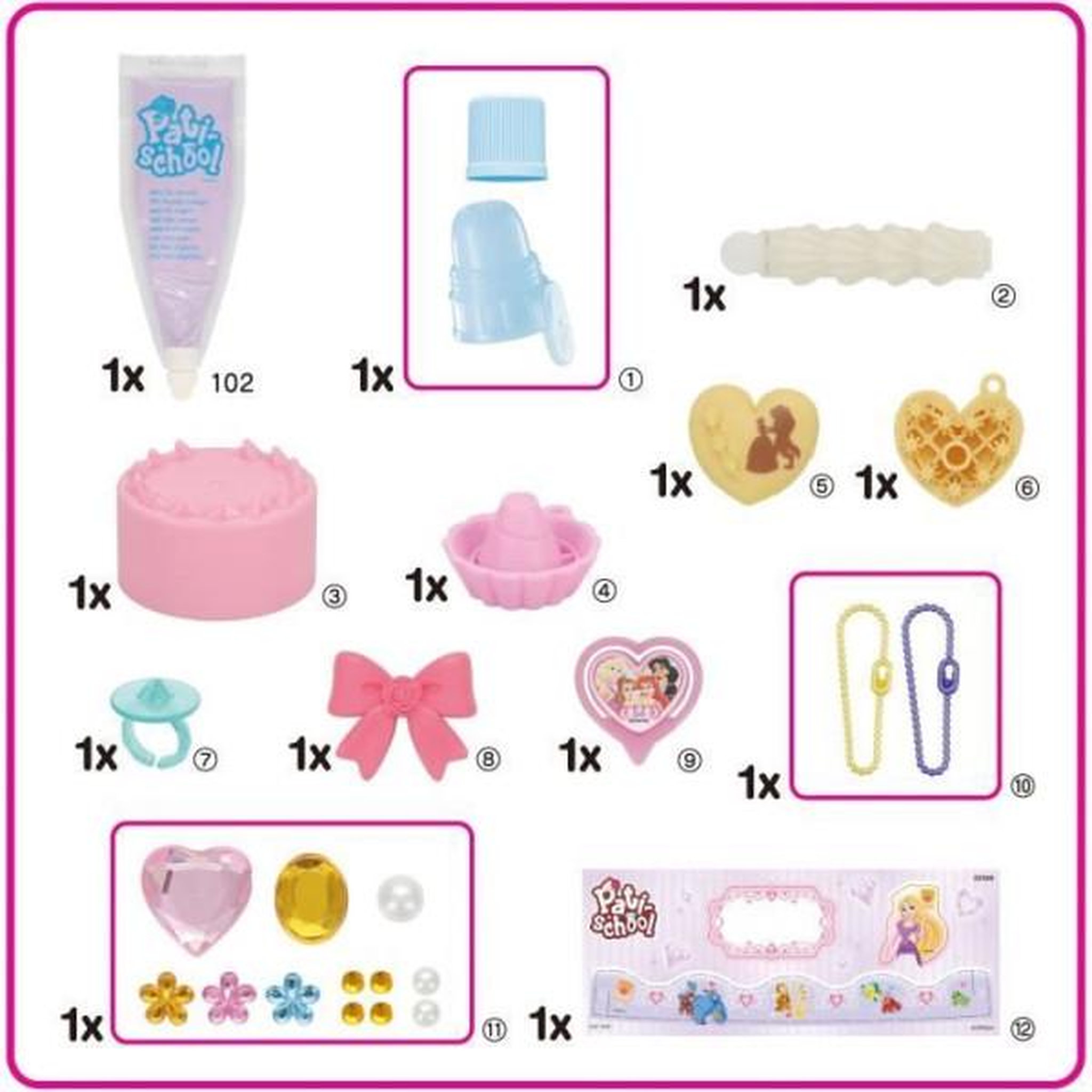 Voir la diapositive 2 : EPOCH L'atelier de création - pati school - epoch - kit créatif disney avec pâte modelable