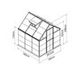 Voir la diapositive 4 : Canopia by PALRAM Serre de jardin - Polycarbonate - 3,4m² - HARMONY