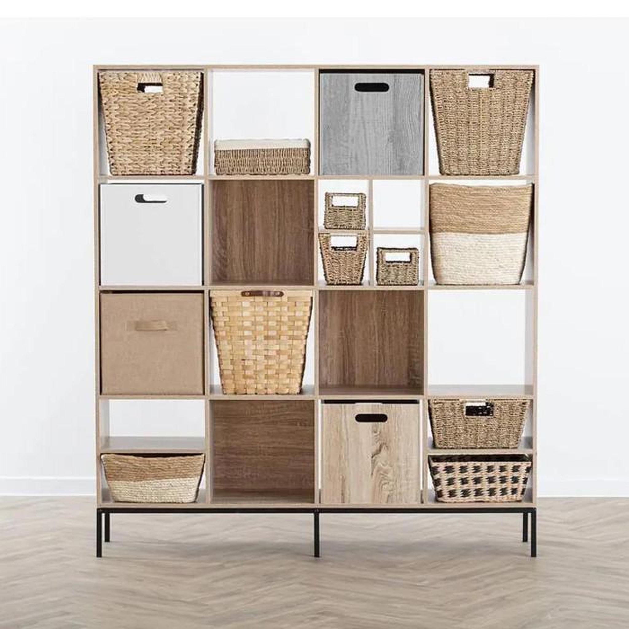 Voir la diapositive 3 : FIVE Boite de Rangement en Bois  Evy  31x31cm Blanc