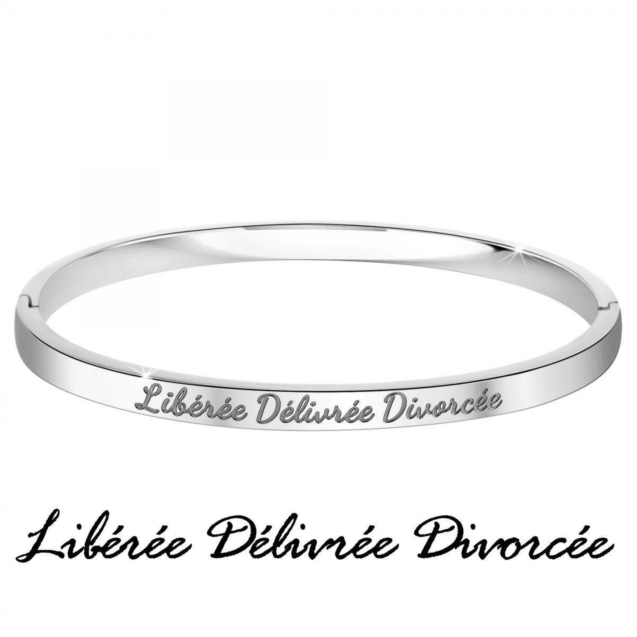 Voir la diapositive 3 : SC CRYSTAL Libérée Délivrée Divorcée - Bracelet par SC Crystal