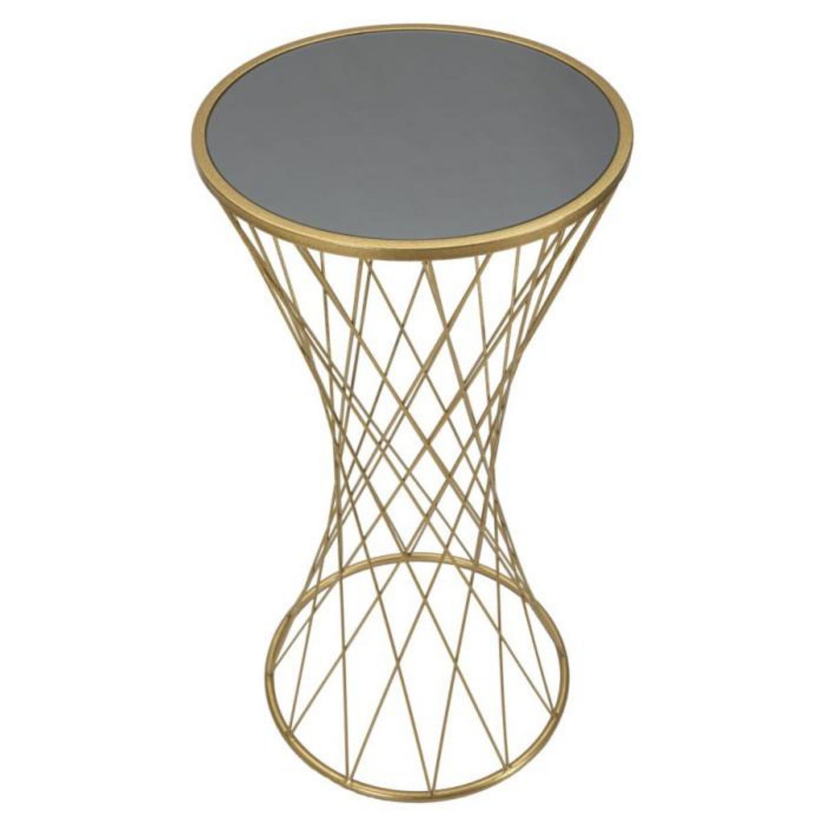 Paris Prix Table d'Appoint en Métal  Tower  80cm Or