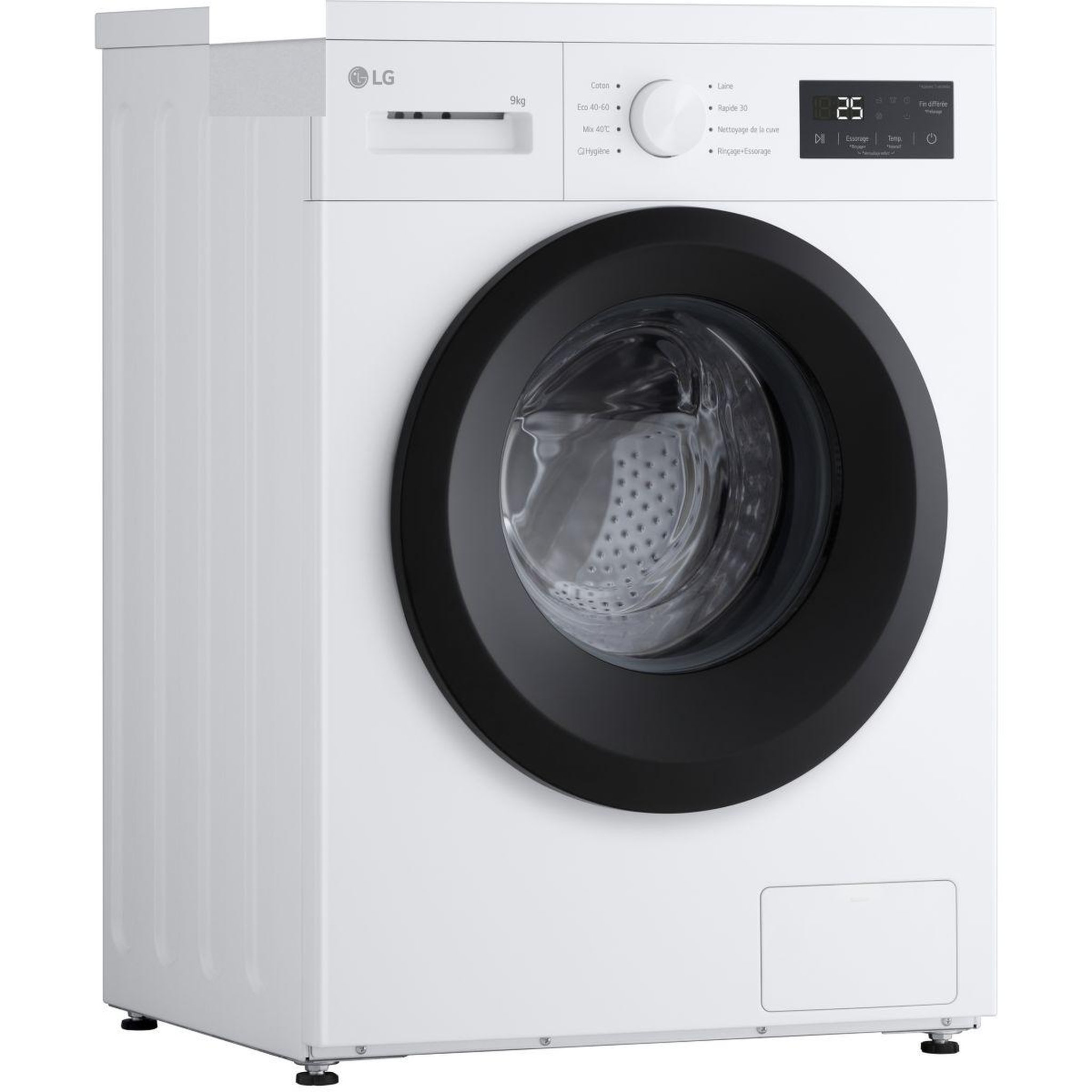 Voir la diapositive 3 : LG Lave linge compact F94N15WHS - 9 kg - 1400 tr/min - Classe A - Moteur induction