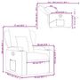 Voir la diapositive 6 : VIDAXL Fauteuil inclinable Noir Similicuir