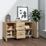 Voir la diapositive 3 : VIDAXL Buffet chene sonoma 100x36x60 cm bois d'ingenierie