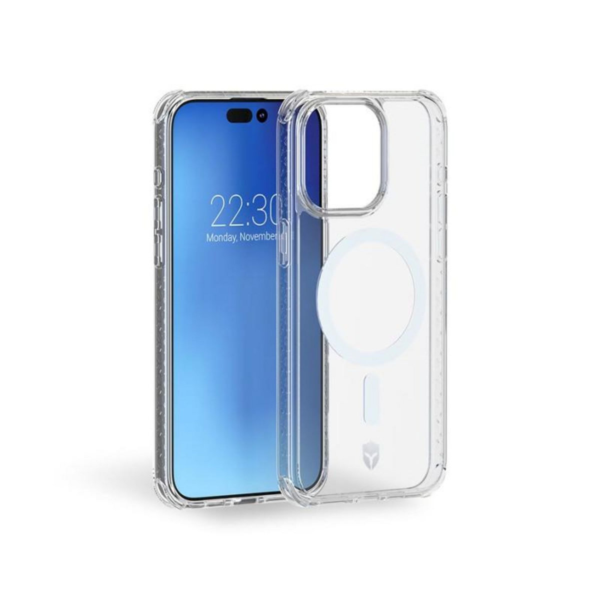Bigben Connected Coque renforcée Forcecase Magsafe iPhone 15 Pro Max Transparent