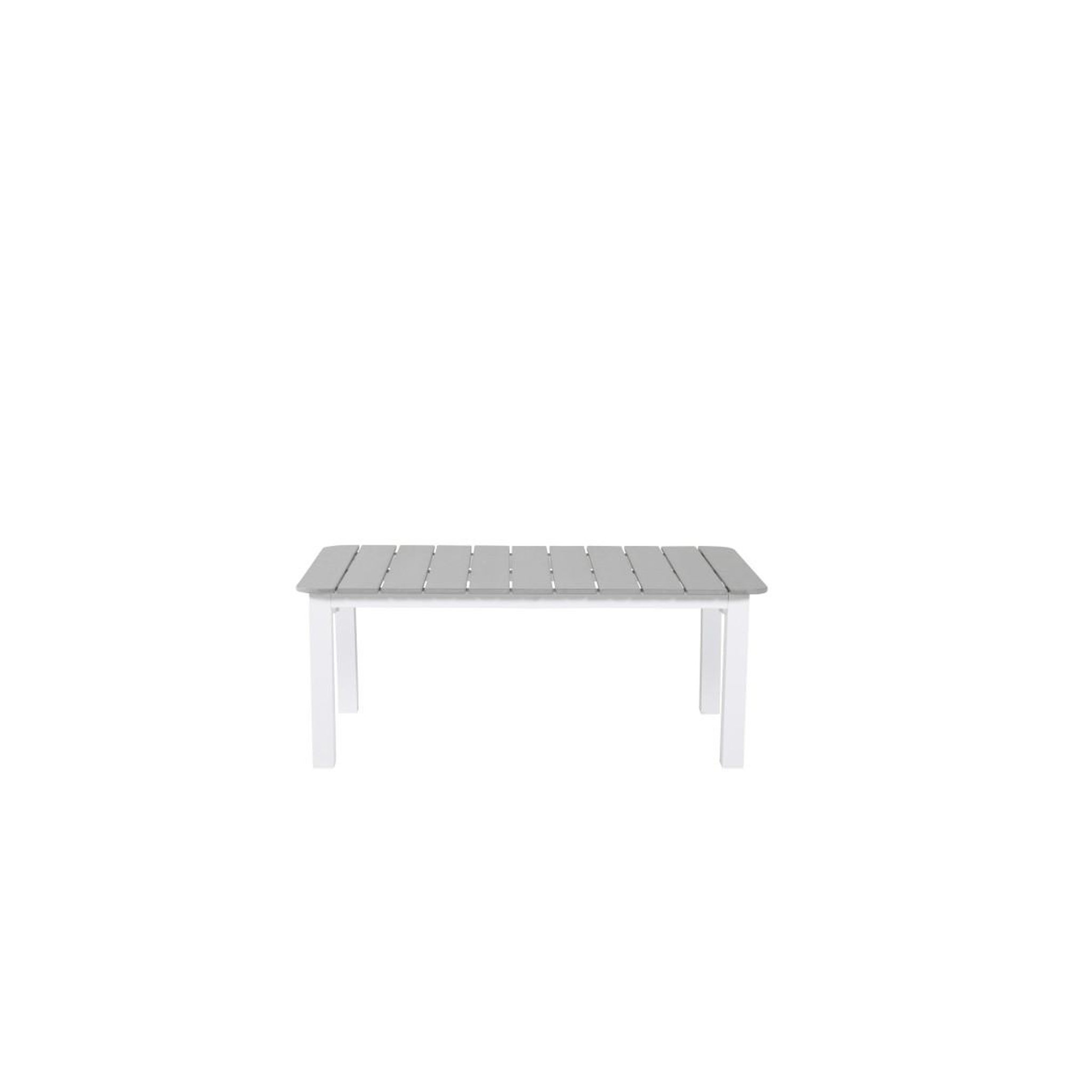Voir la diapositive 2 : Paris Prix Table basse de jardin  parma  110cm gris