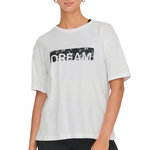 Only T-shirt Blanc Femme Only Space Life. Coloris disponibles : Blanc
