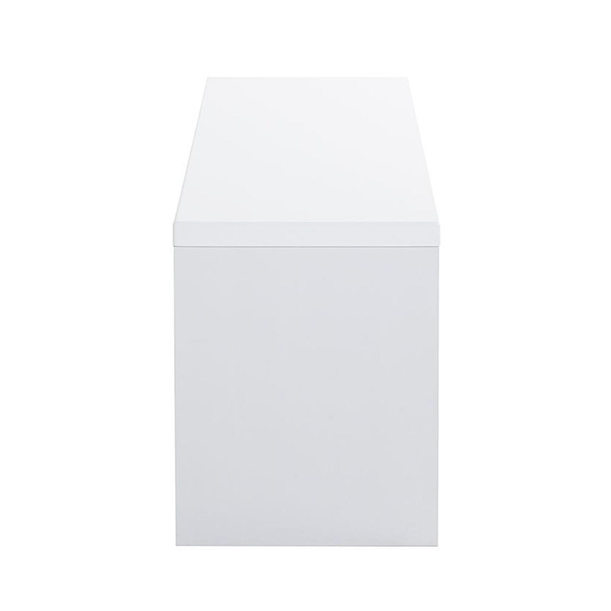 Voir la diapositive 2 : Paris Prix Range-chaussures design  pluton  40cm blanc
