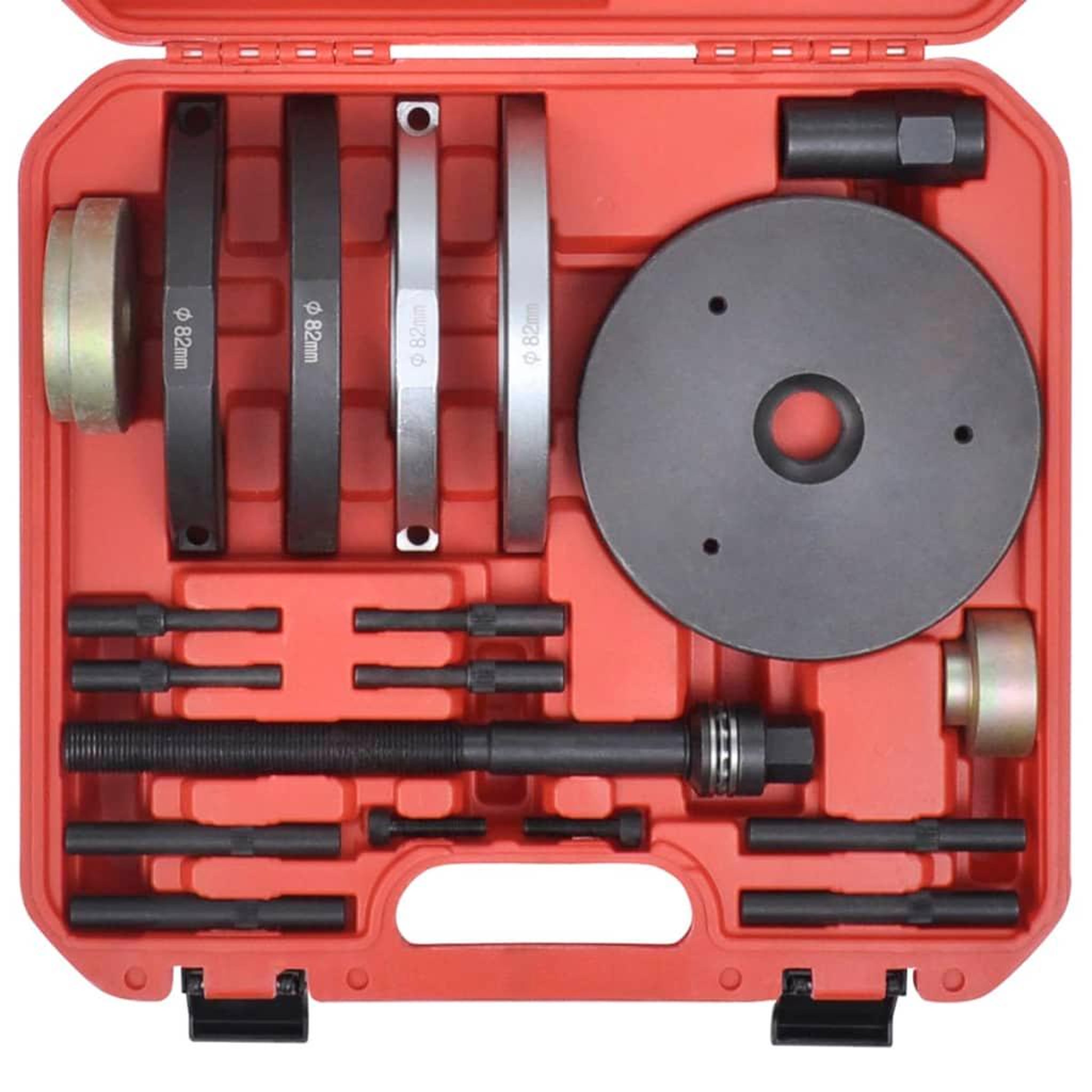 Voir la diapositive 4 : VIDAXL Kit d'outils de roulement de moyeu de roue gen2 19 pcs 82 mm