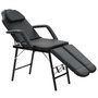 Voir la diapositive 1 : VIDAXL Fauteuil de massage pour traitement facial Simili-cuir Noir