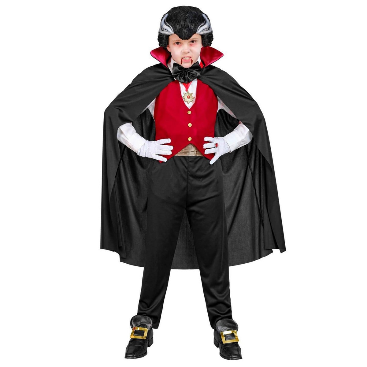 WIDMANN Déguisement Vampire - Garçon - 5/7 ans (110 à 122 cm)