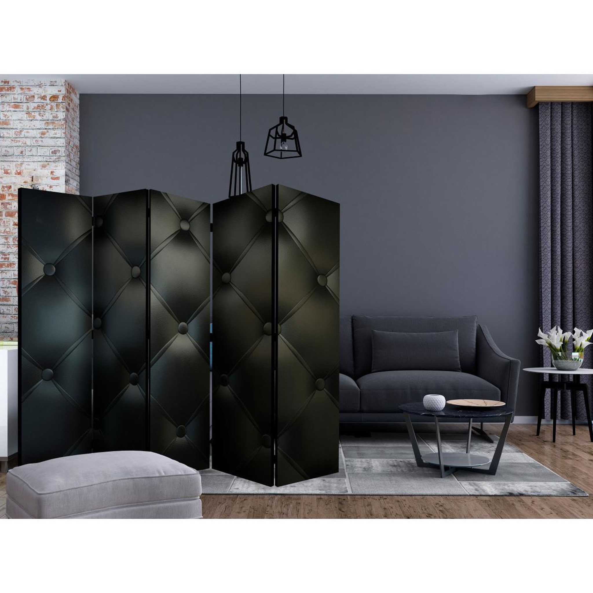 Voir la diapositive 2 : Paris Prix Paravent 5 volets  distinguished elegance  172x225cm