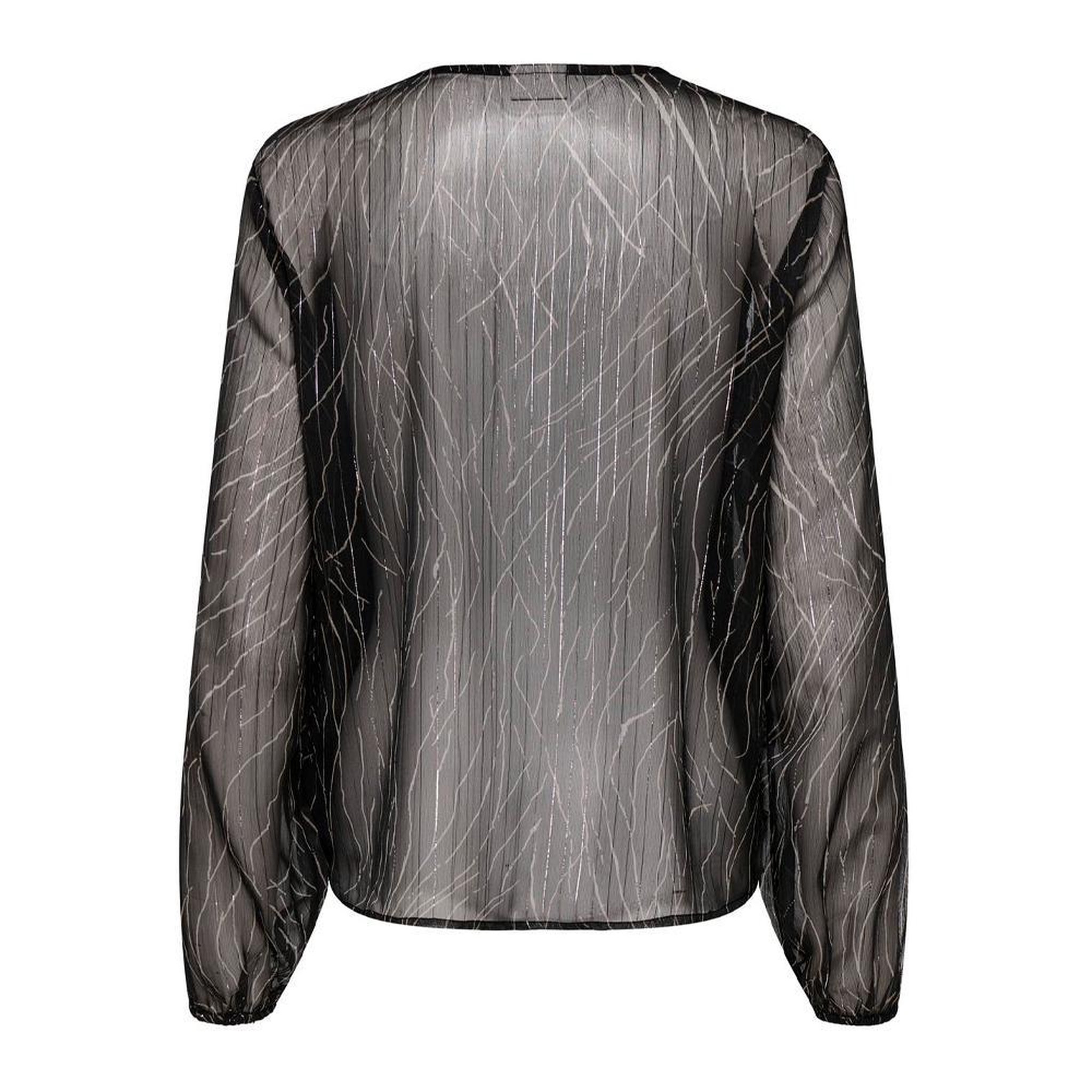 Voir la diapositive 3 : JACQUELINE DE YONG Blouse manches longues noir femme jdy cody