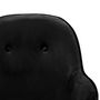 Voir la diapositive 6 : VIDAXL Chaise à bascule Noir Velours