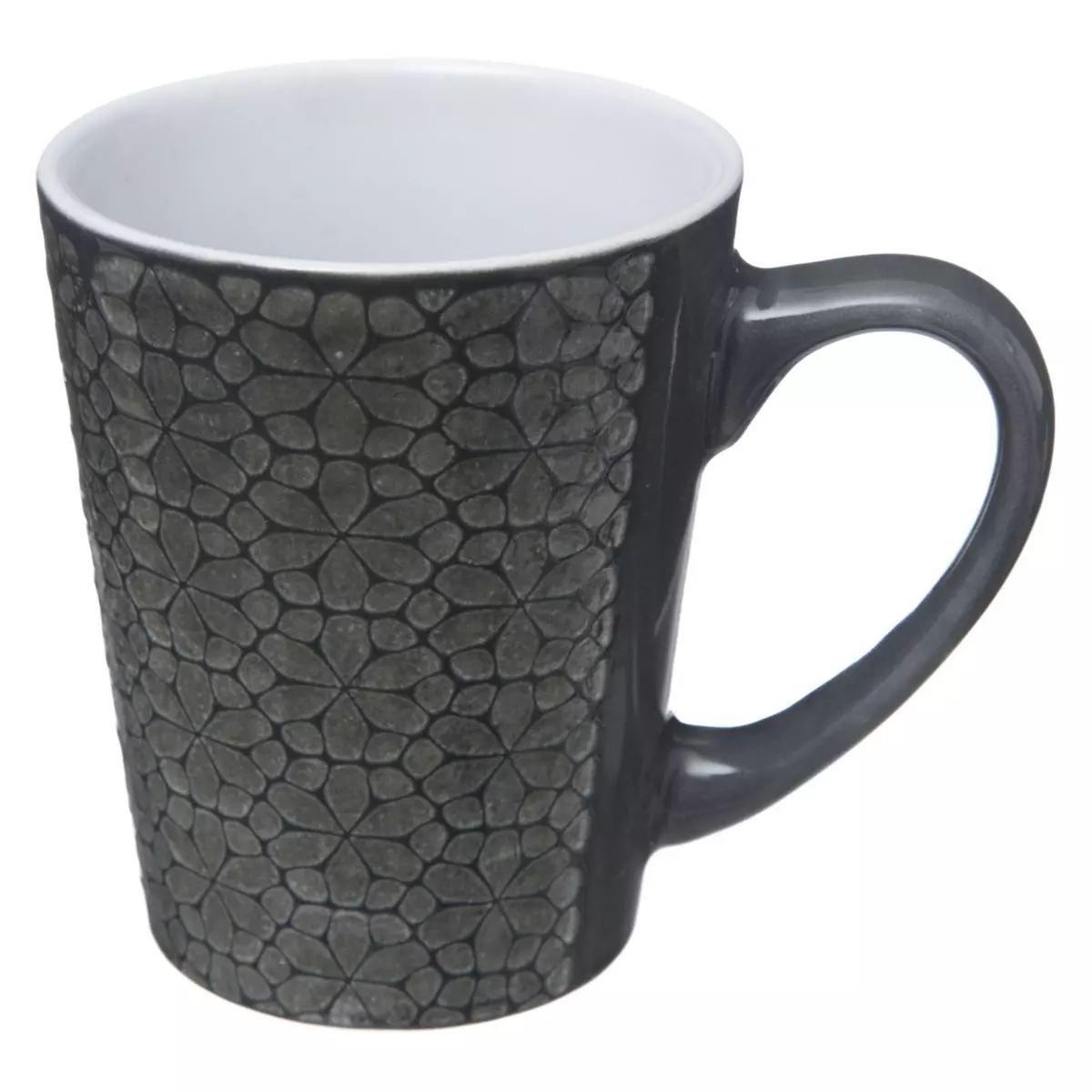 SECRET DE GOURMET Mug design ethnique Izima - 290 ml - Gris