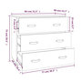 Voir la diapositive 6 : VIDAXL Buffet 80x40x75 cm Bois massif de pin