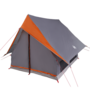 Voir la diapositive 2 : VIDAXL Tente de Camping en A 3 Personnes Grise et Orange Étanche